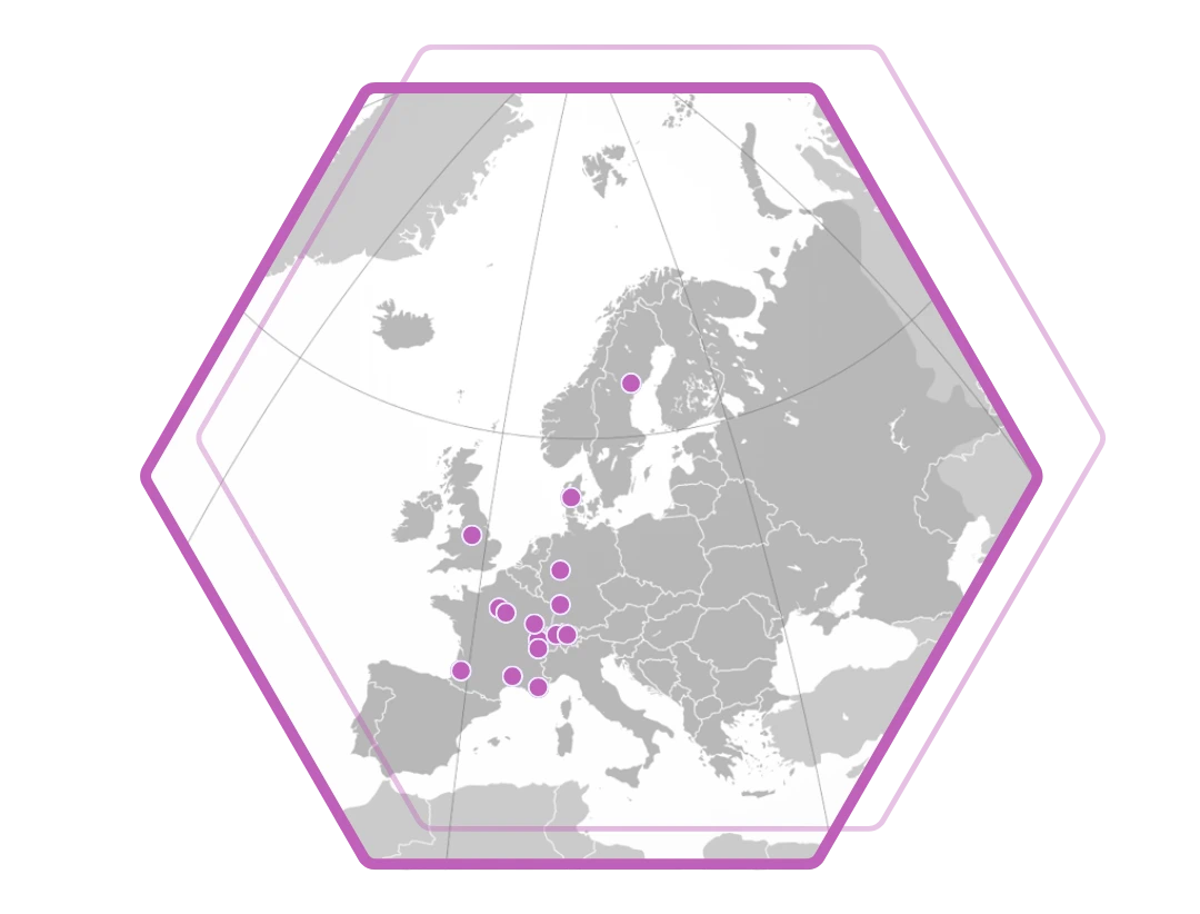 europe map customers